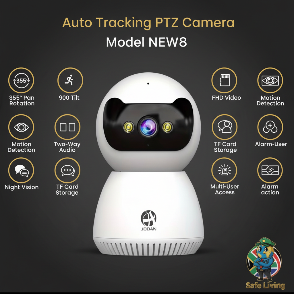 PTZ Camera Features Infographic Clean