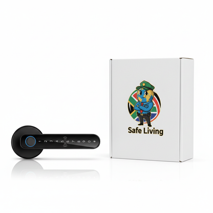Black Door Lock with Safe Living Box