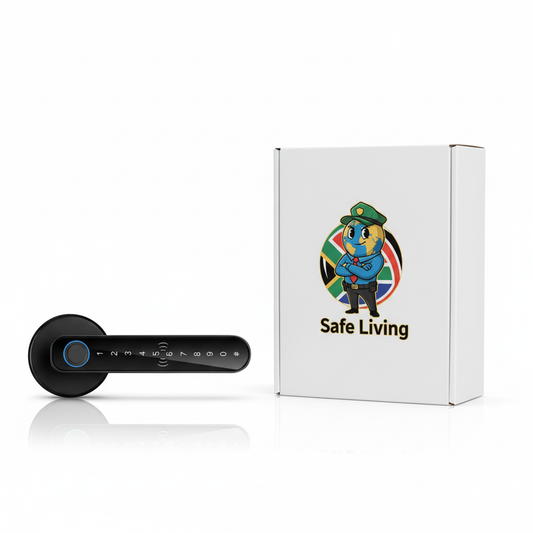 Black Door Lock with Safe Living Box