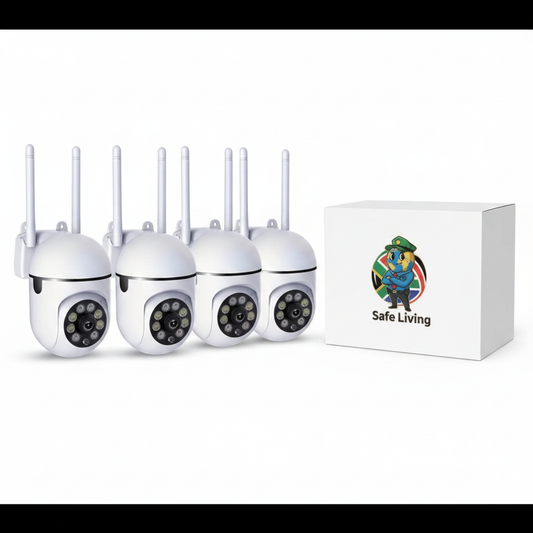 4-Pack WiFi Camera with Safe Living Branded Box