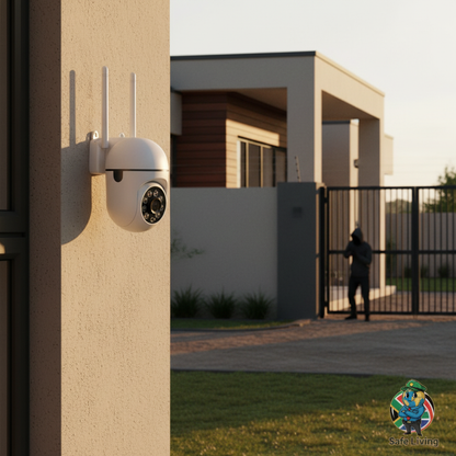 4-Pack WiFi Camera Outdoor Lifestyle Shot