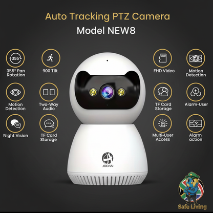PTZ Camera Features Infographic Clean
