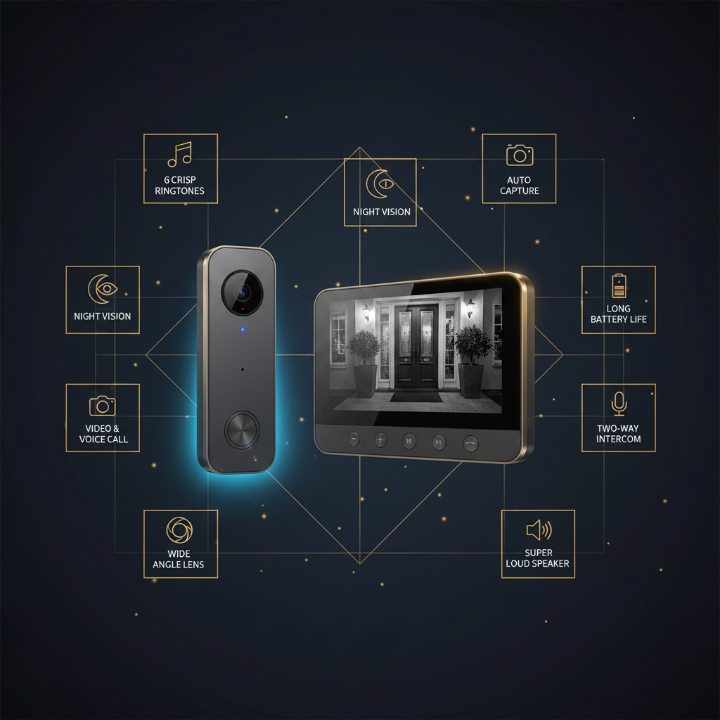 Smart Doorbell Luxury Features - Accurate Monitor
